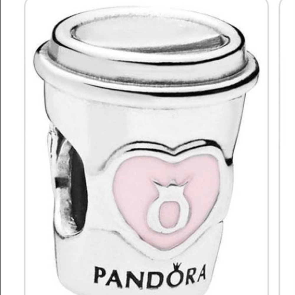 Authentic Pandora Coffee Cup Charm